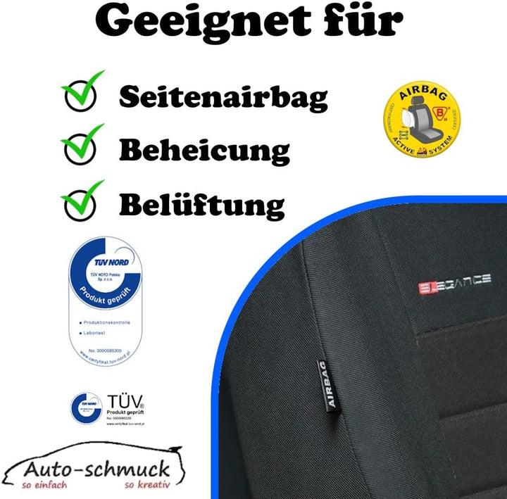 Jumper Sitzbezüge nach Mass Autoplanen perfekte Passform Schonbezüge Sitzschoner Velour + Strickpols