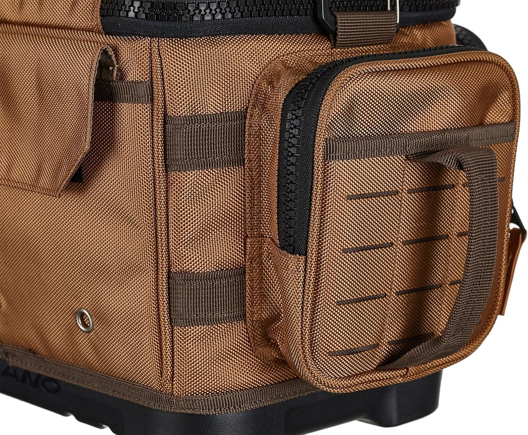 Plano Herren PLABG360 Tackle Bag, Khaki mit braunem und schwarzem Rand, 3600, 3600