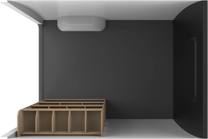 Vanify - Kompatibel mit Peugeot EXPERT L2 2016+ Fahrzeugeinrichtung Fahrzeugregale, Beifahrerseite R