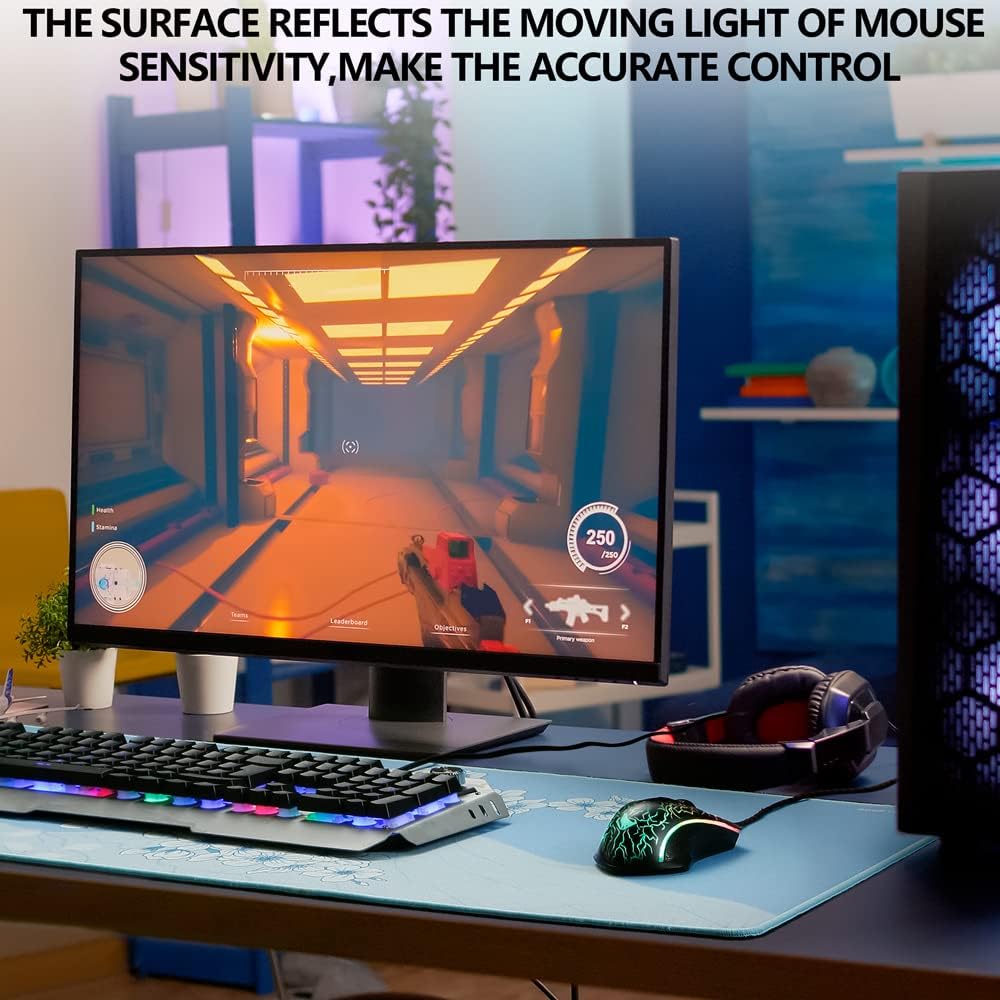 X-Raypad Aqua Control 2 AC2 Sakura Gaming-Mauspad, Ultra-Hochpräzisions-Mauspad mit Perfekter Geschw