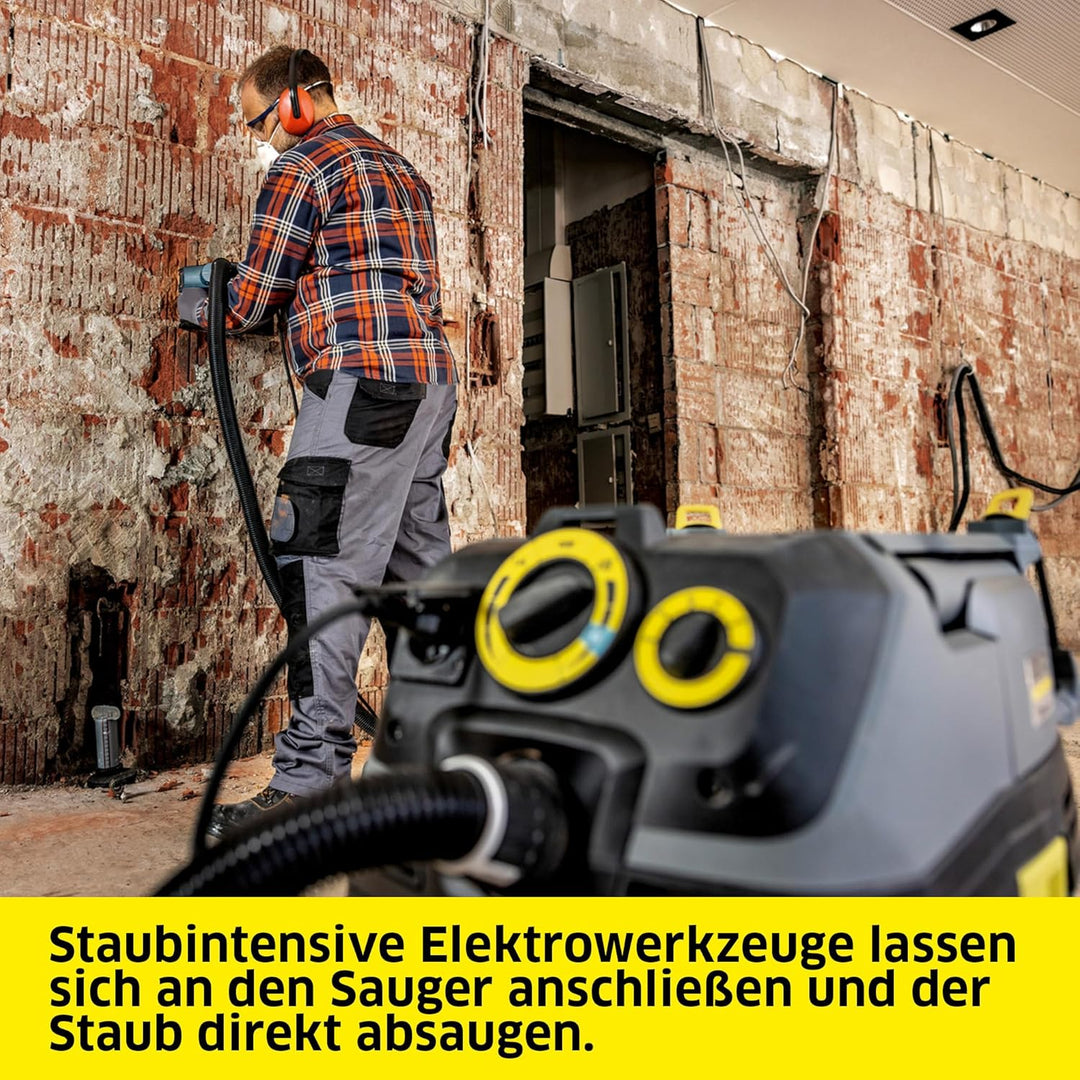 Kärcher Nass-/Trockensauger NT 30/1 Tact Te M, Leistung: max. 1380 W, Kunststoffbehälter: 30 l, Gerä