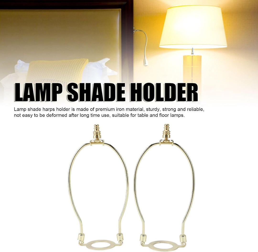 Qcwwy Lampenschirme für Tisch- und Stehlampen, Beleuchtungszubehör (GOLD), Gold