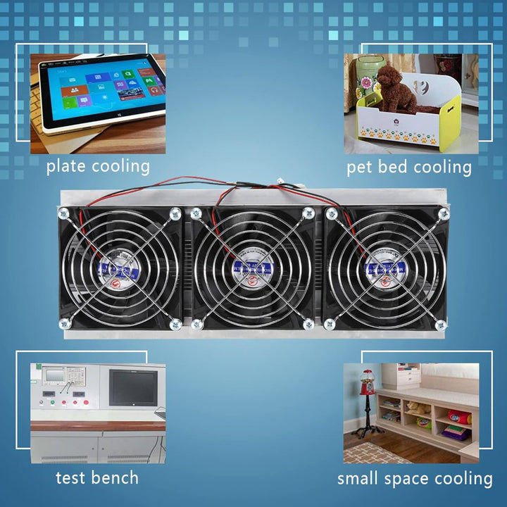 Drei-Kern 15A Keine Vibration Luftkühlung Gerät Kühlung 180W thermoelektrisches Kühlsystem für klein