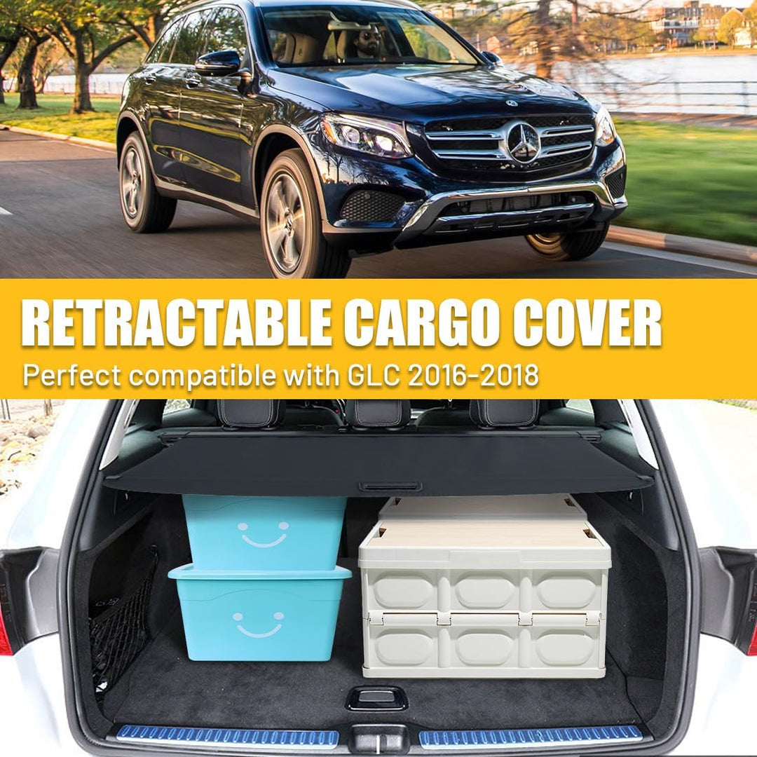 OREALTOOL Laderaumabdeckung Kofferraum Schutz Abdeckung Cargo Cover für Mercedes-Benz Klasse GLC 201