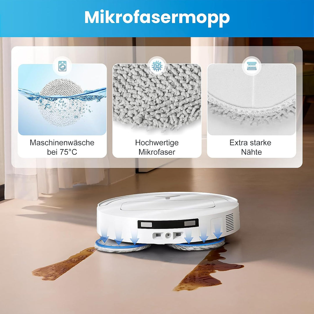 24 Stück Zubehör für Ecovacs Deebot T50 PRO Omni / T50 Omni / T50 Omni Gen2 Saugroboter, Ersatzteile