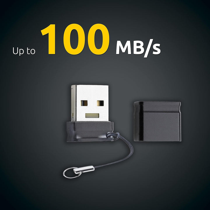 Intenso Slim Line, 128 GB USB-Stick, USB 3.2 Gen 1x1, schwarz 128 GB - USB 3.0, 128 GB - USB 3.0