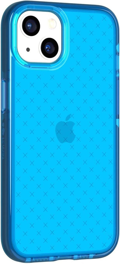 Tech21 Evo Check Schutzhülle für iPhone 13 – Ultra-Schutz mit 5,8 m langem Fallschutz blau iPhone 13