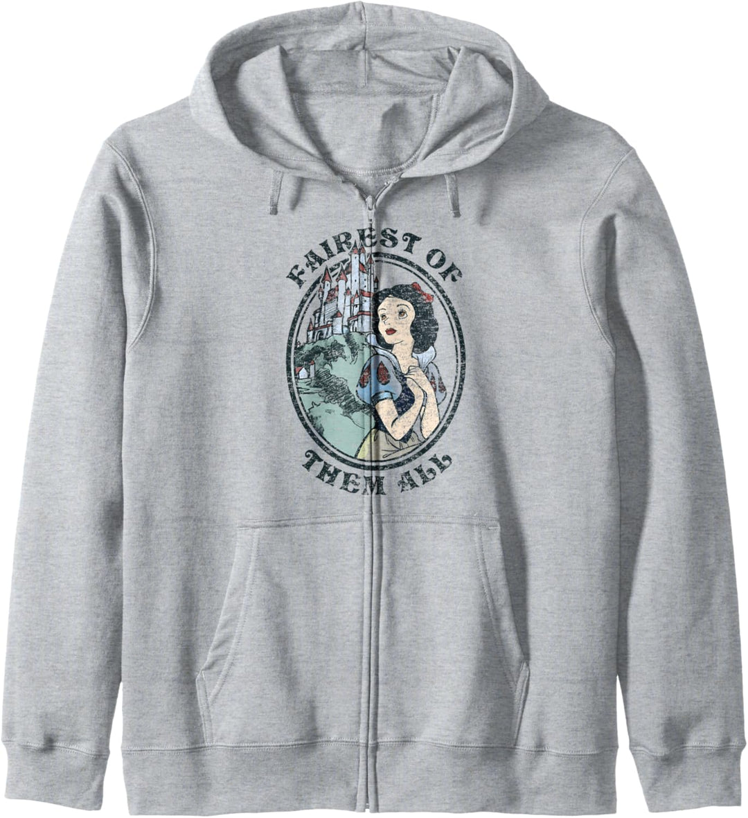 Disney Snow White Fairest Of Them All Vintage Portrait Kapuzenjacke