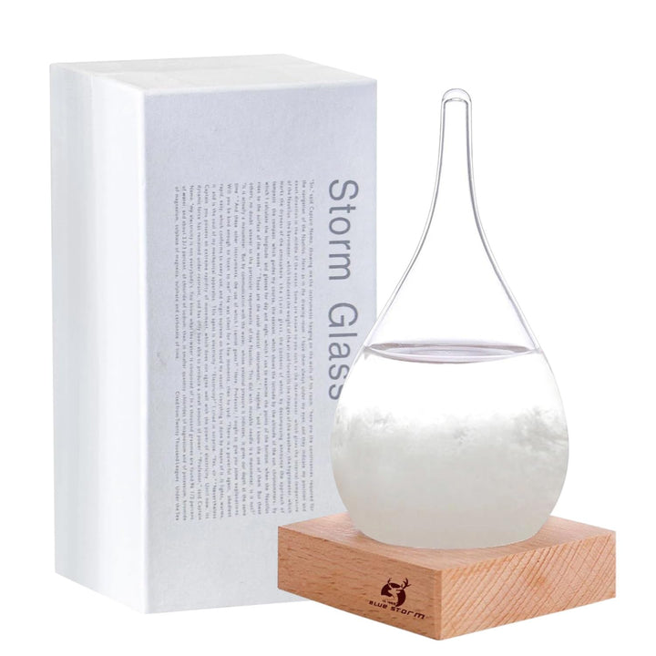 Sturmglas Mode Kreative Wassertropfen Glas Barometer Sturmglas zur Wettervorhersage Coole Ausgefalle