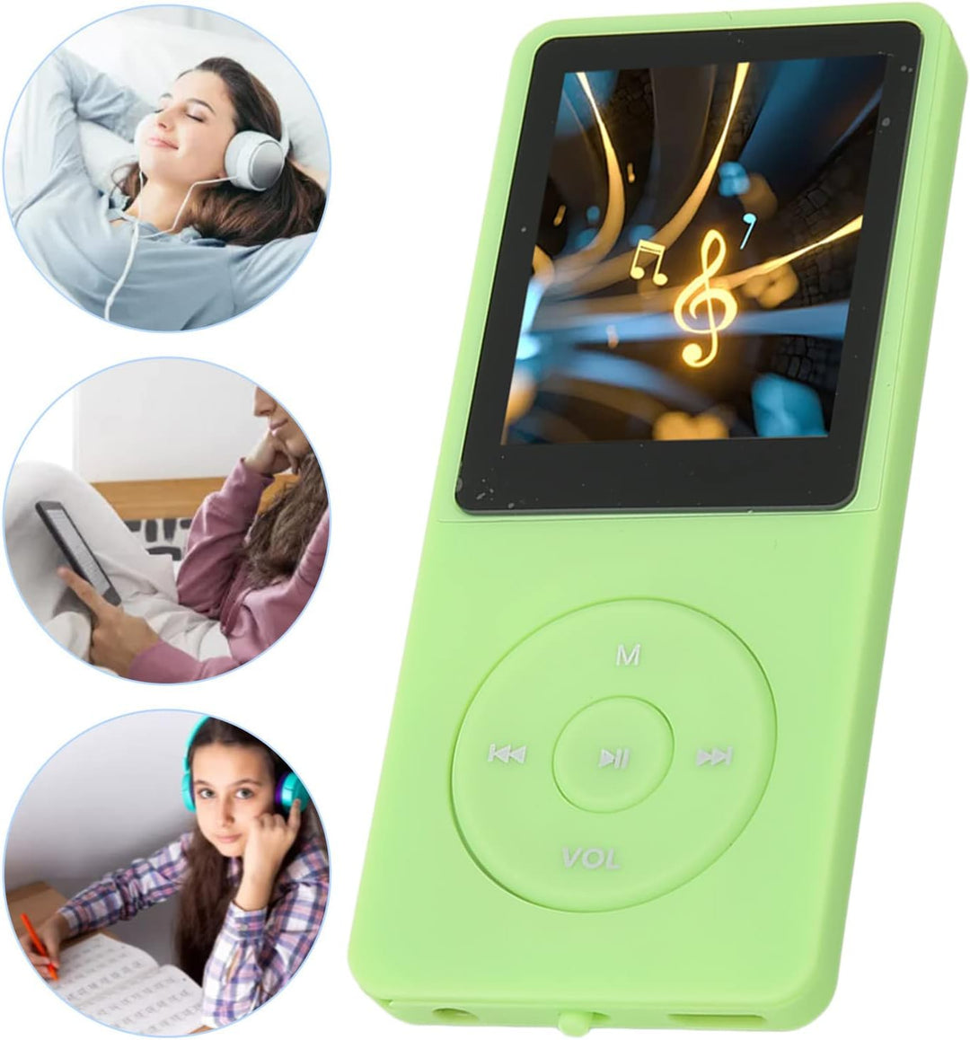 ASHATA 8 GB MP3 MP4-Player, 1,8-Zoll-Bildschirm, 8 GB Speicher, 64 GB erweiterbar, 30 Stunden Wieder