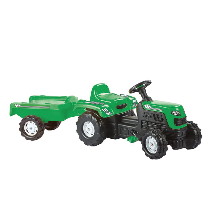 Dolu Ranchero Trettraktor mit abnehmbarem Anh?nger - Kinderspielzeug auf dem Bauernhof f?r Kinder im