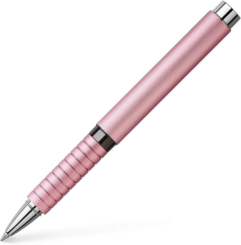 Faber-Castell 148435 -Tintenroller Essentio, Aluminium rosé, 1 Stück Tintenroller rosé, Tintenroller