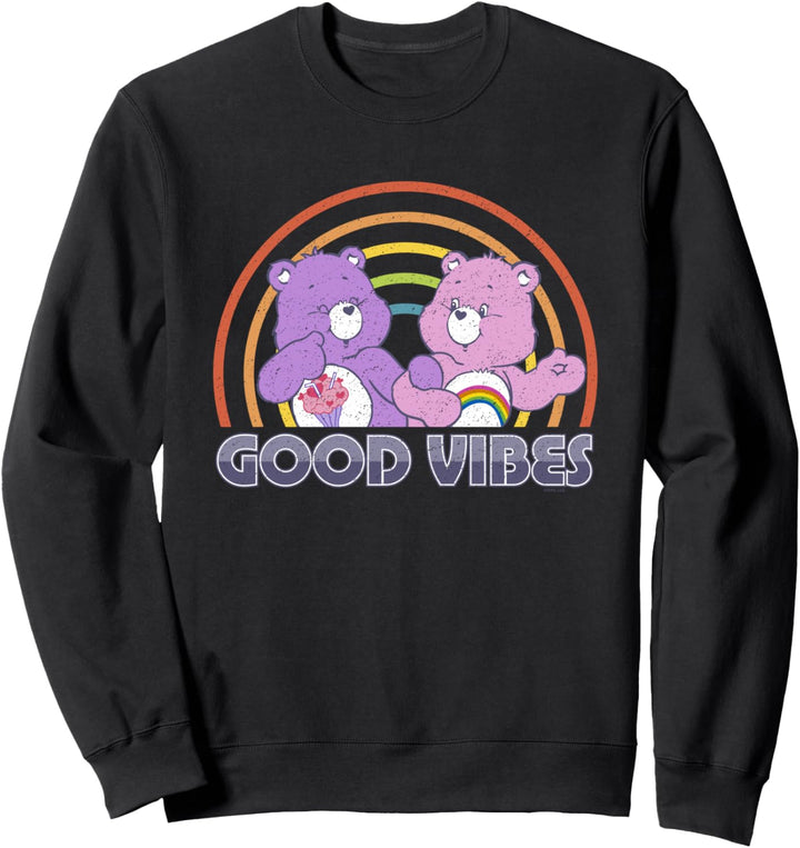 Care Bears Good Vibes Rainbow With Share And Cheer Bear Sweatshirt