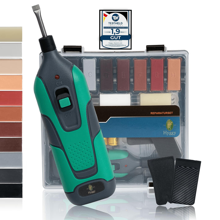 Reparaturset für Fliesen &amp; Holz - Einfache Reparatur von Fliesen, Laminat, Parkett und Vinylböden -