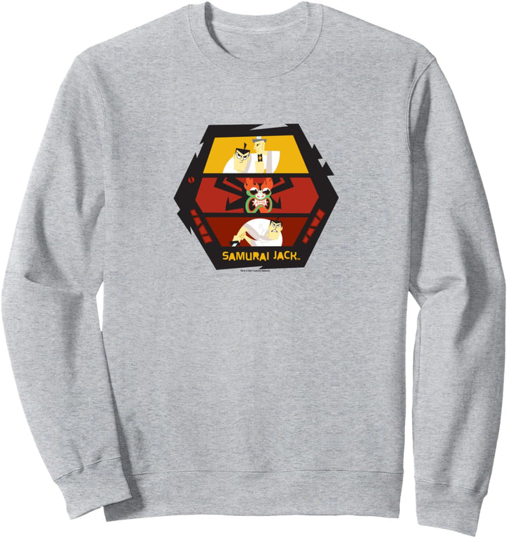Samurai Jack Double Jack vs Aku Hex Sweatshirt