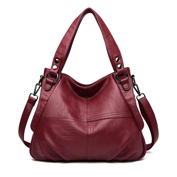 Sacmill Damen Handtasche Grosse Leder Damenhandtasche Umhängetaschen Designer Schultertasche Hobo Ta