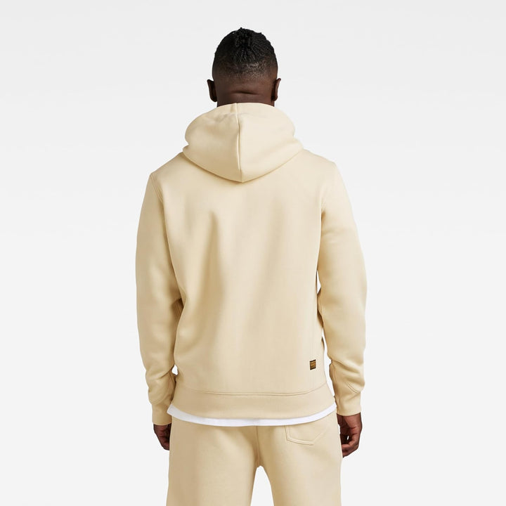G-STAR Herren Premium Core Hooded Sweatshirt S Beige (Postbag D16122-c235-1868), S Beige (Postbag D1