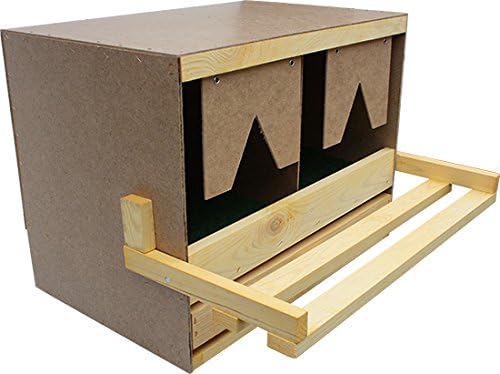 Legenest, Legenester, Abrollnest, Hühnernest, Nest, Einlegematten 2 Legebuchten (Oberteil)