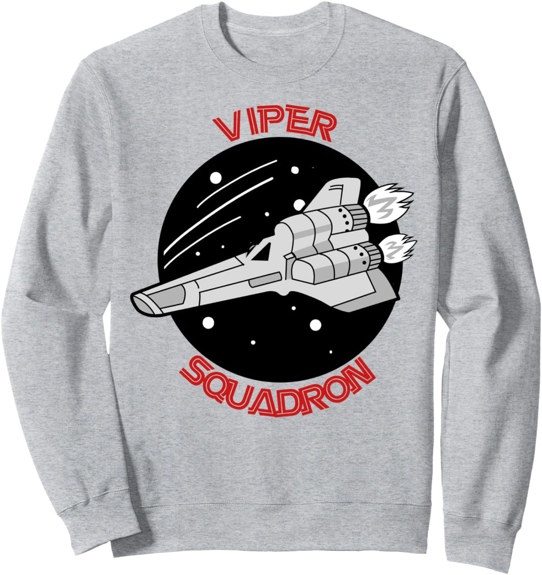 Battlestar Galactica Viper Squadron Cartoon Logo Sweatshirt