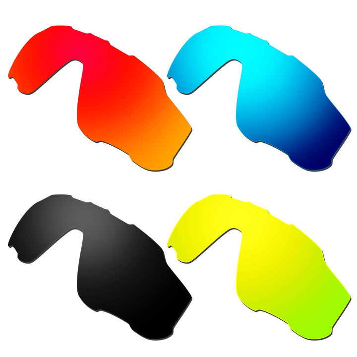 HKUCO Plus Mens Replacement Lenses For Oakley Jawbreaker - 4 pair
