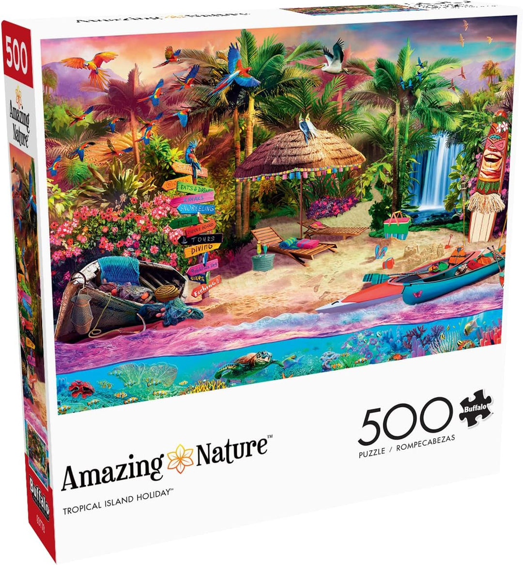 Buffalo Games - Tropical Island Holiday - 500 Teile Puzzle