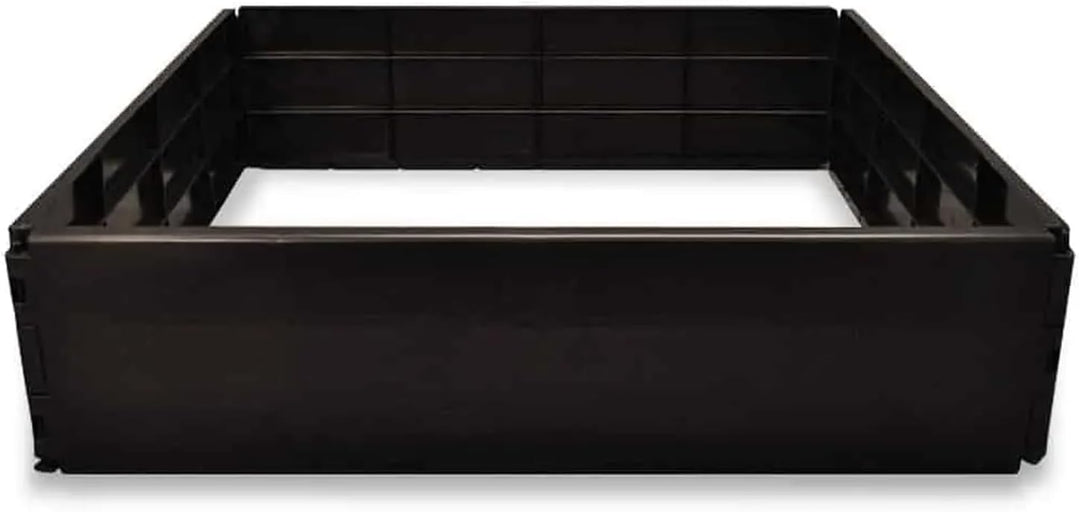 Garland Erhöhtes Gemüsebeet, 97,5 x 97,5 x 25 cm, Schwarz