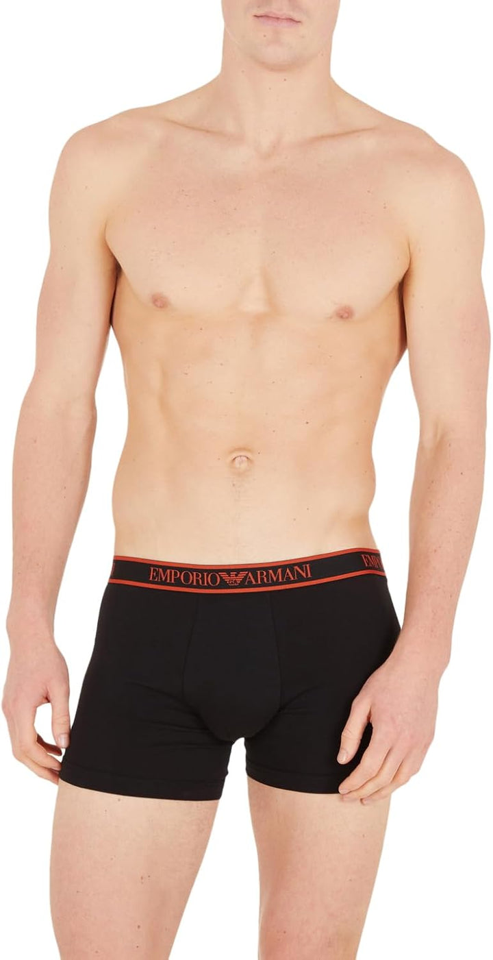 Emporio Armani Boxer 3 Pack Shorts Knit S Black/Black/Black, S Black/Black/Black