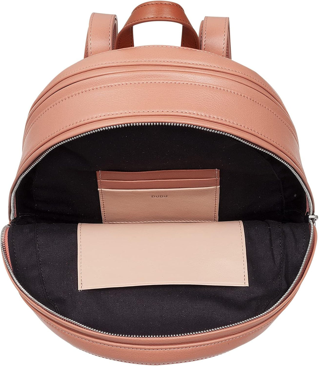 DUDU Rucksack Damen Bunt Sommerlich aus weichem Leder Rucksack Multicolor mit doppeltem Reissverschl