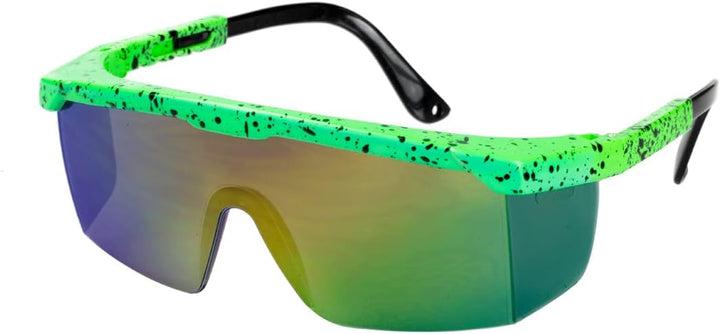 MIMIKRY 80er Jahre Retro Ski-Anzug Herren-Kostüm inkl. Brille Overall Einteiler Trash Bad Taste Apre