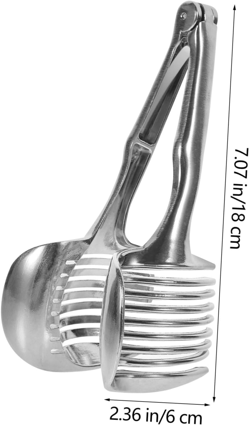 Edelstahl Zitronenschneider Und Obstschneider Handlicher Mehrzweck-slicer Für Tomaten Früchte Und Ge