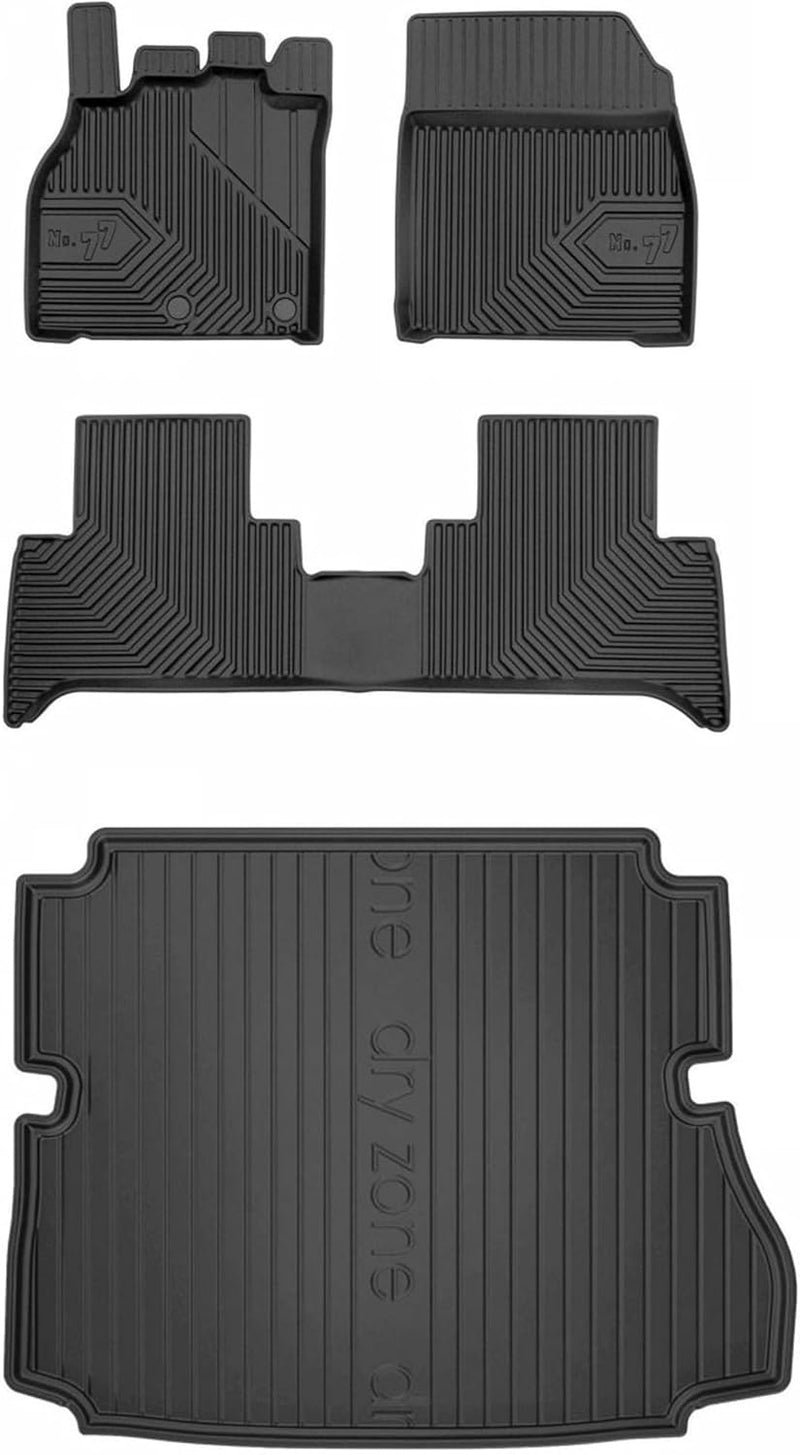 Satz Fussmatten und Gummimatte für Renault Grand Scenic 2009-2016