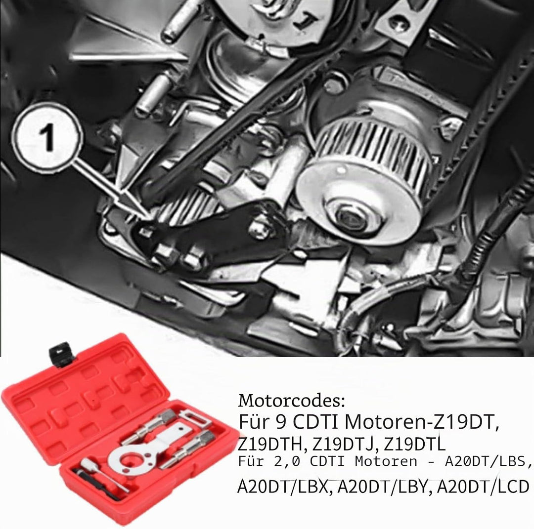 Motor Einstellwerkzeug Set Motor Zahnriemen Wechsel Arretierung Einstellwerzeug Steuerzeiten Werkzeu