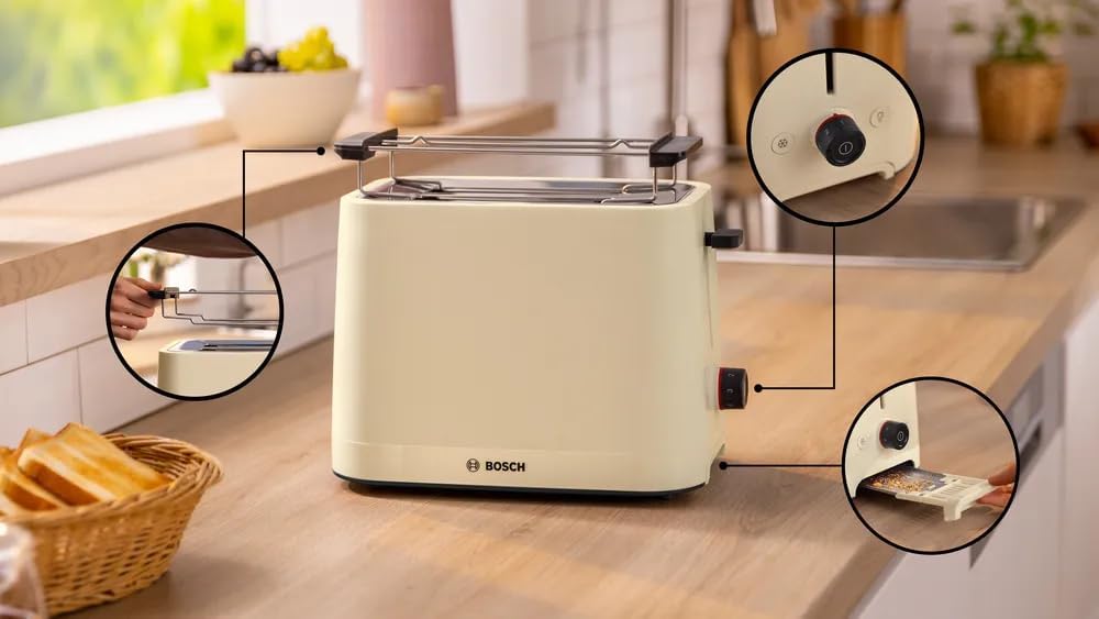 Kompakt Toaster MyMoment Beige TAT3M127