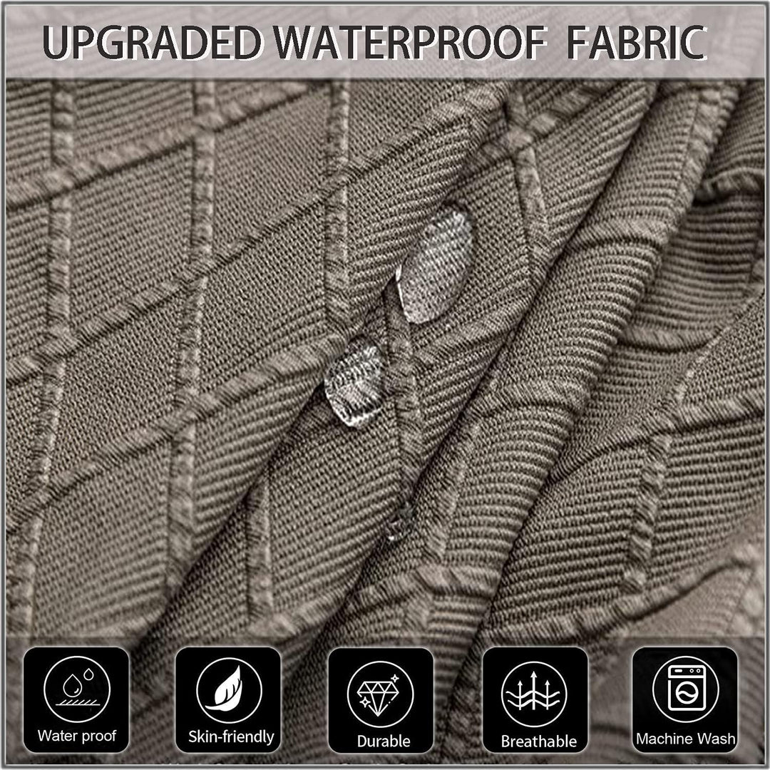 SHENGYIJING 1/2/4/6 PCS Diamond Lattice FStretch wasserdichte XL Stuhlhussen für Esszimmer, Spandex