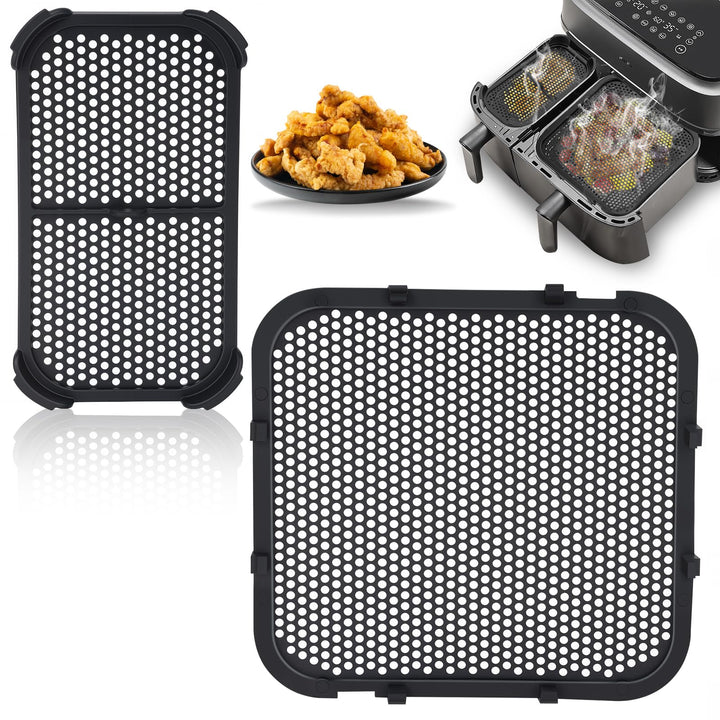 2 Stück Silikon Spritzschutz für Airfryer,Spritzschutz Kompatibel mit Philips Airfryer N350,Heissluf