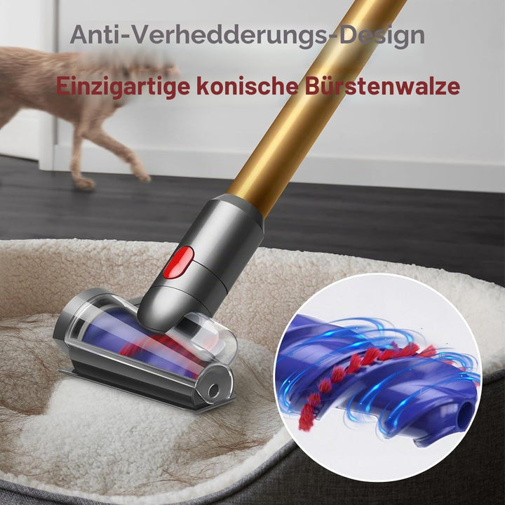 Mini Turbinendüse für Dyson V7 V8 V10 V11 V15 Staubsauger,Elektrische Matratzenbürste Kompatibel für