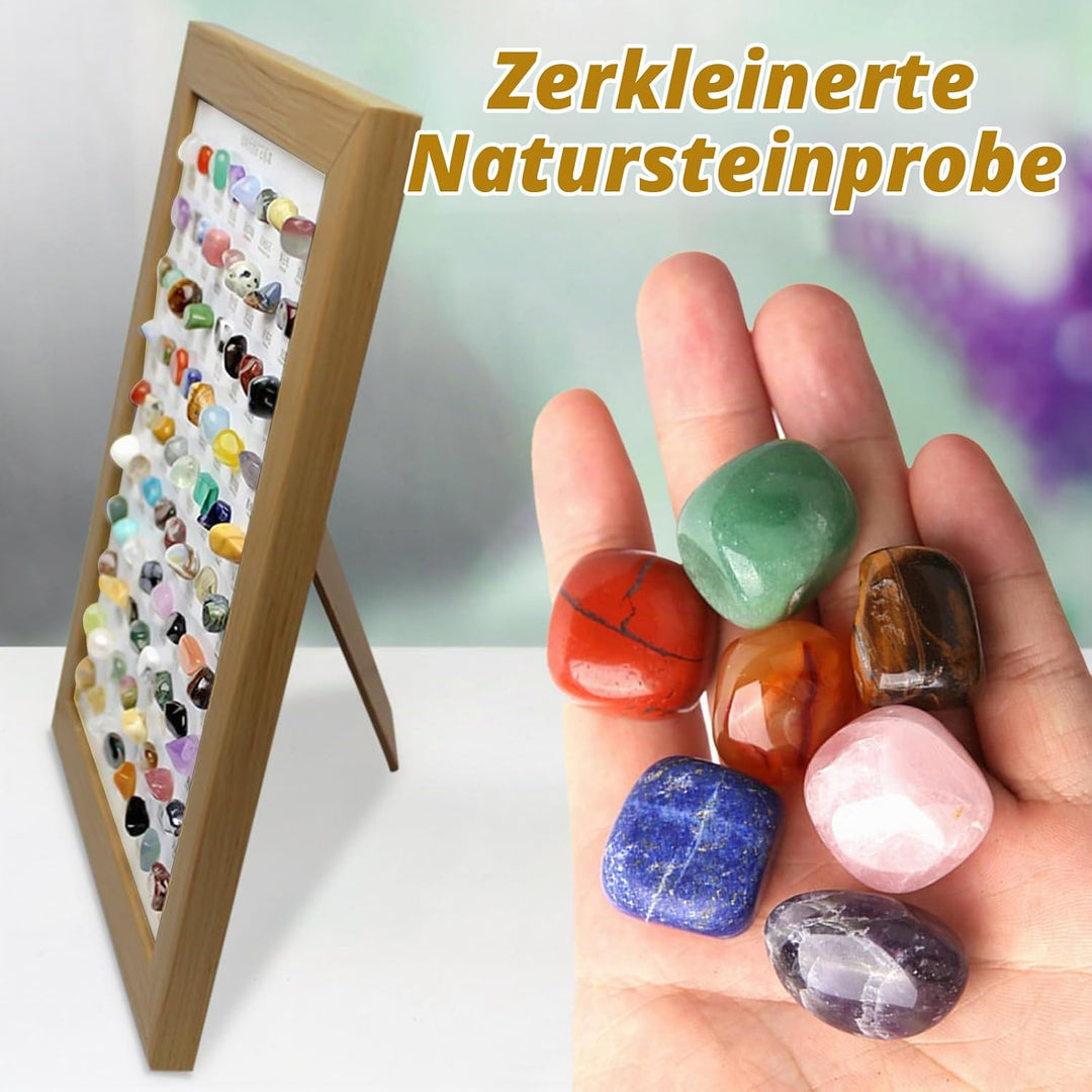 Edelsteine Set, 80 Mineralien Edelsteinen, Natürliche Kristalle Edelstein Sammeln, Edelsteinsammlung