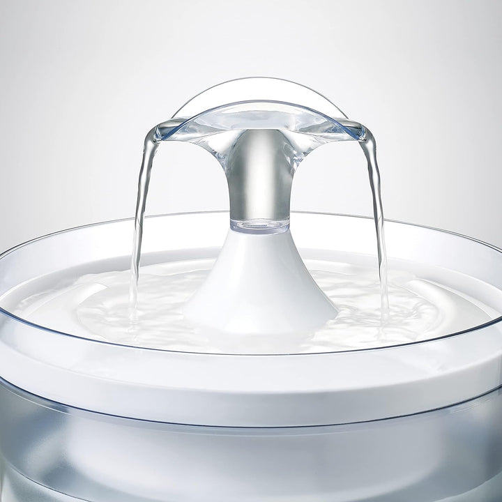 Zeus Fresh & Clear Trinkbrunnen für Hunde, mit Wasserfall, 1,5L