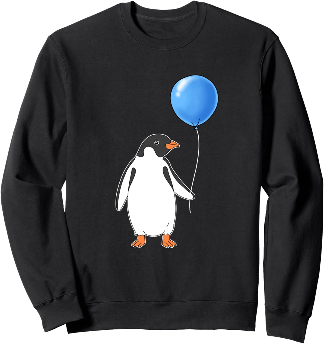 Süsser Pinguin und Ballon Pinguine Geschenk Sweatshirt