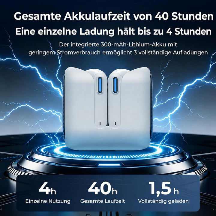 NE49 KI Sprachübersetzer-Kopfhörer Echtzeitübersetzer, 150+ Sprachen, sechs Modi, Bluetooth 6.0 Ohrh