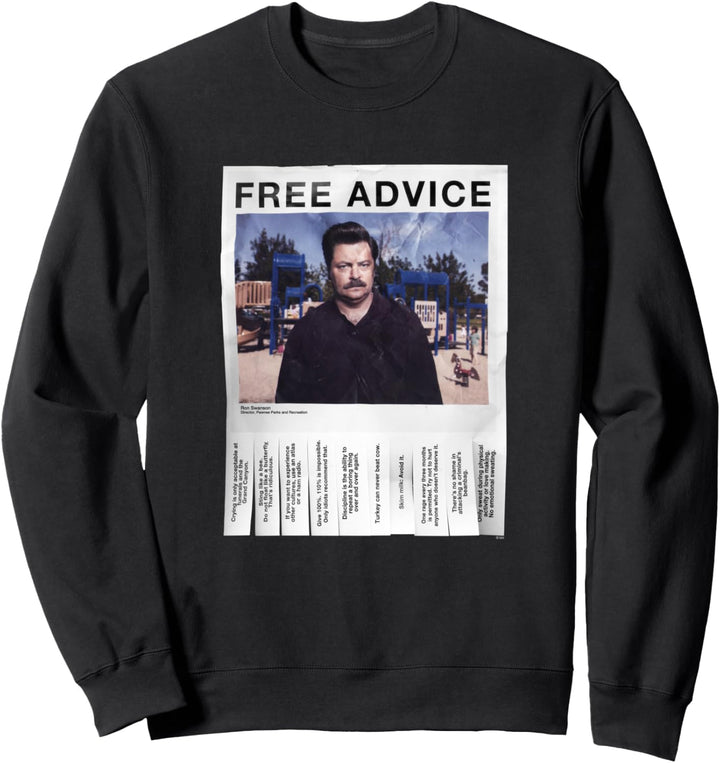 Parks & Recreation Kostenloses Beratungsposter Sweatshirt