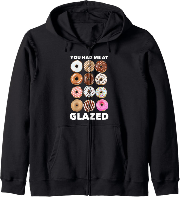 Funny donut lovers tshirt . You had me at glazed. Kapuzenjacke