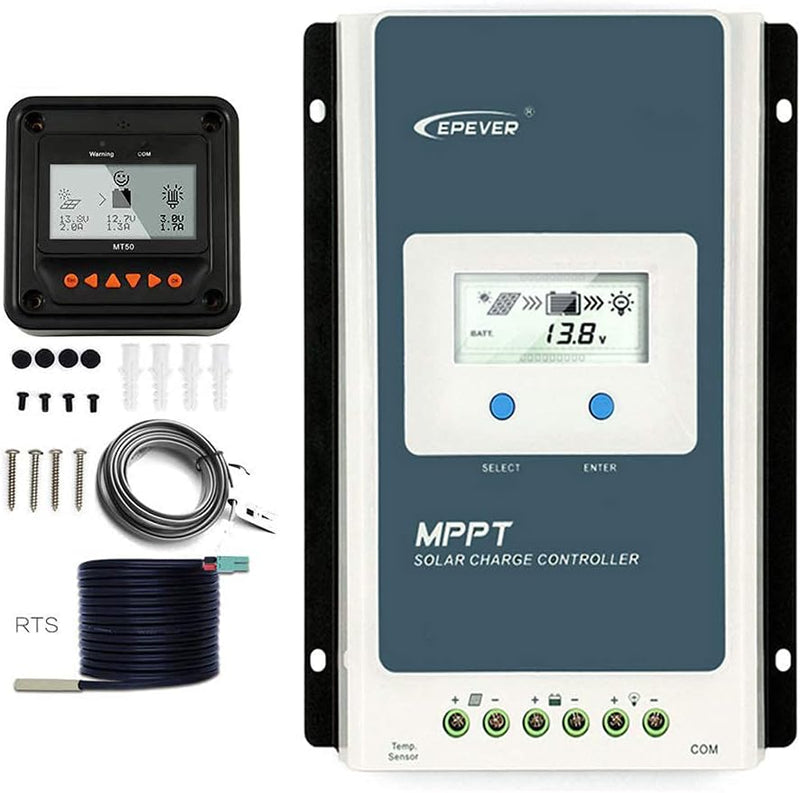 EPEVER Tracer 3210 AN MPPT Solar Laderegler 12V 24V DC Automatische Identifizierung mit LCD-Display