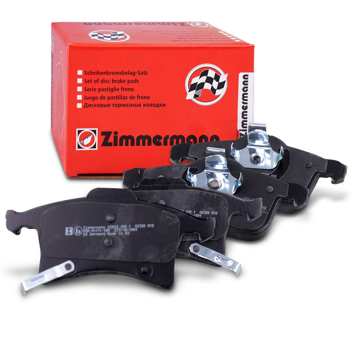 ZIMMERMANN 23832.200.1 Serie Bremsbelagsatz, Hinten, inklusive Platte dämpfend