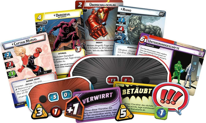 Asmodee | Fantasy Flight Games | Marvel Champions: LCG | Grundspiel | Expertenspiel | Kartenspiel |