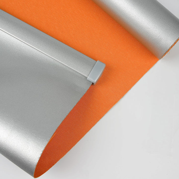 ROLLMAXXX Thermo Verdunkelungsrollo Klemmfix ohne Bohren (100 x 150 cm, Braun) 100 x 150 cm Braun, 1