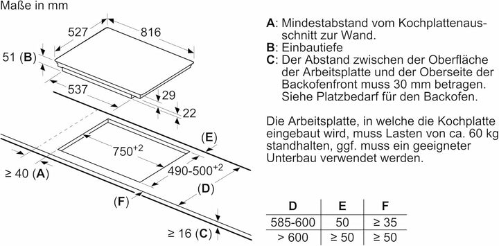 Bosch Hausgeräte PXY875DC1E Serie 8 Induktionskochfeld, 80cm breit, FlexInduction freie Platzwahl, M