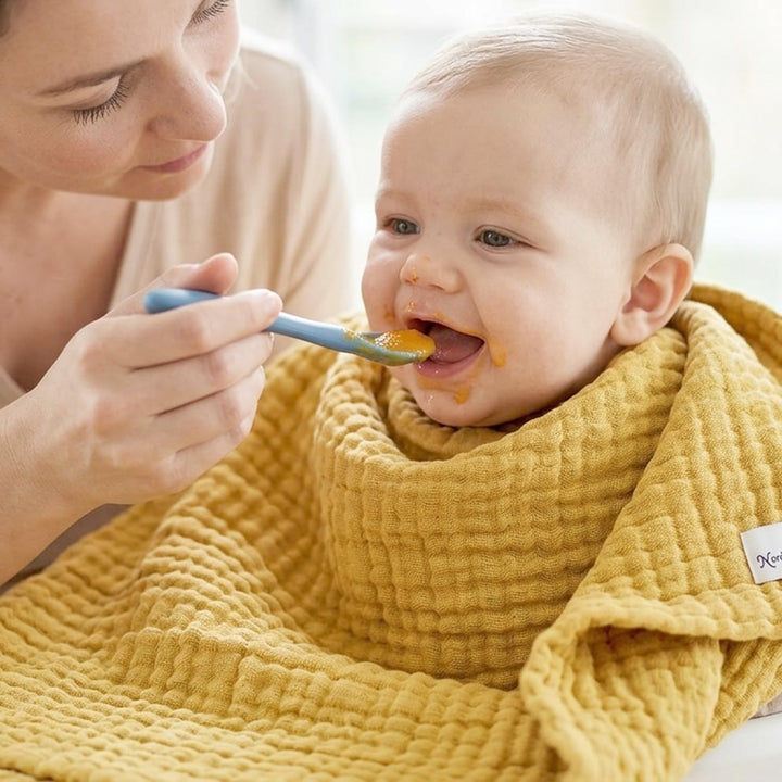 Baby Musselin Decke Musselindecke von Nordic Coast Mulldecke Mulltuch Pucktuch Puckdecke Krabbeldeck