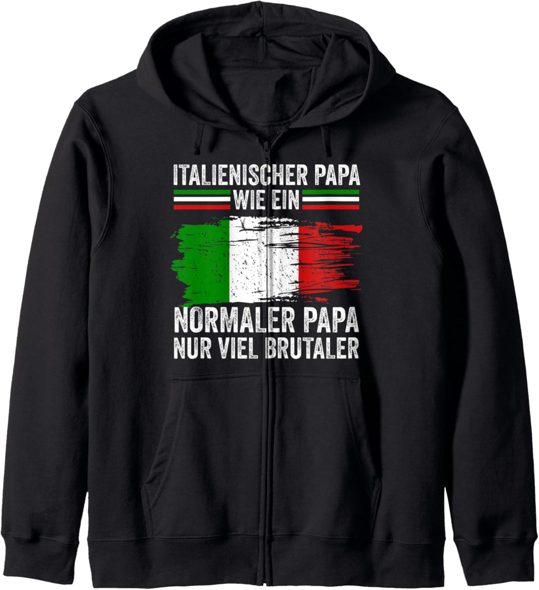Italiener Papa Italien Vater Italienisch Vatertag Kapuzenjacke