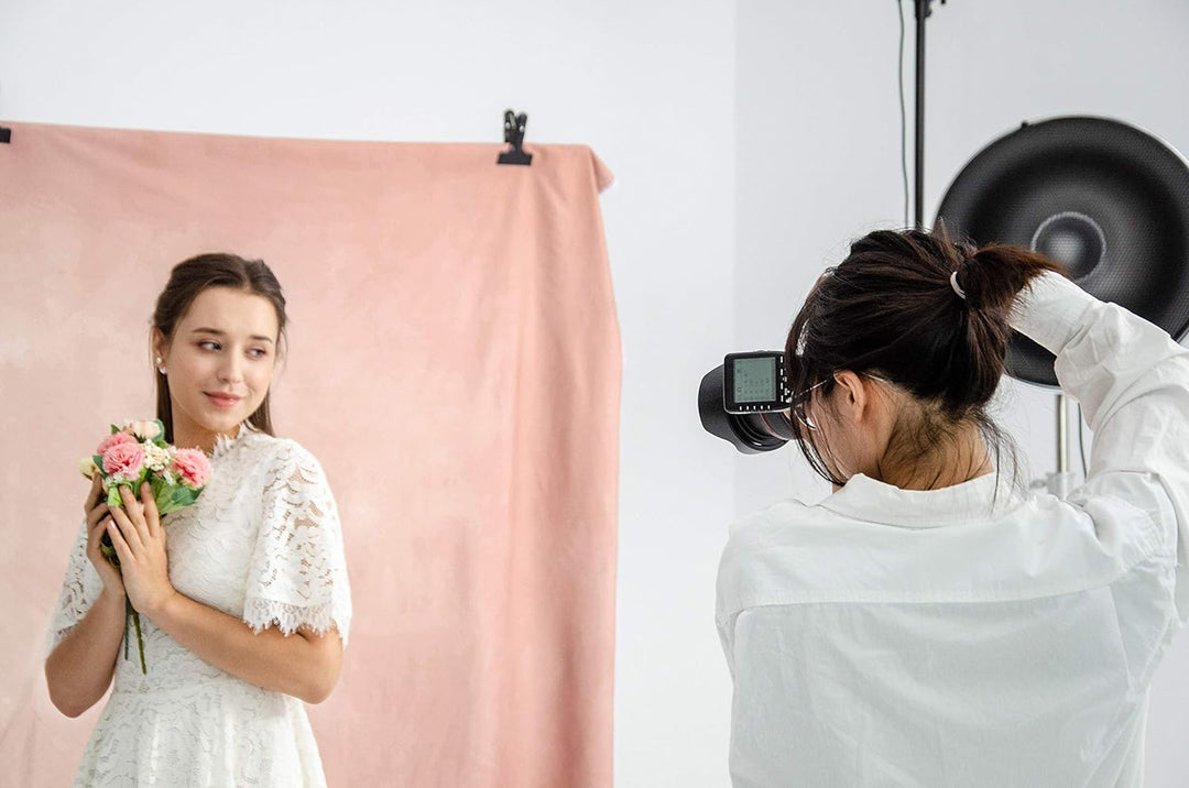 Kate Backdrops 1,5x2,2m Solid Pink Hintergrund Sweet Cream Pink Mikrofaser Fotografie Hintergrund Fa